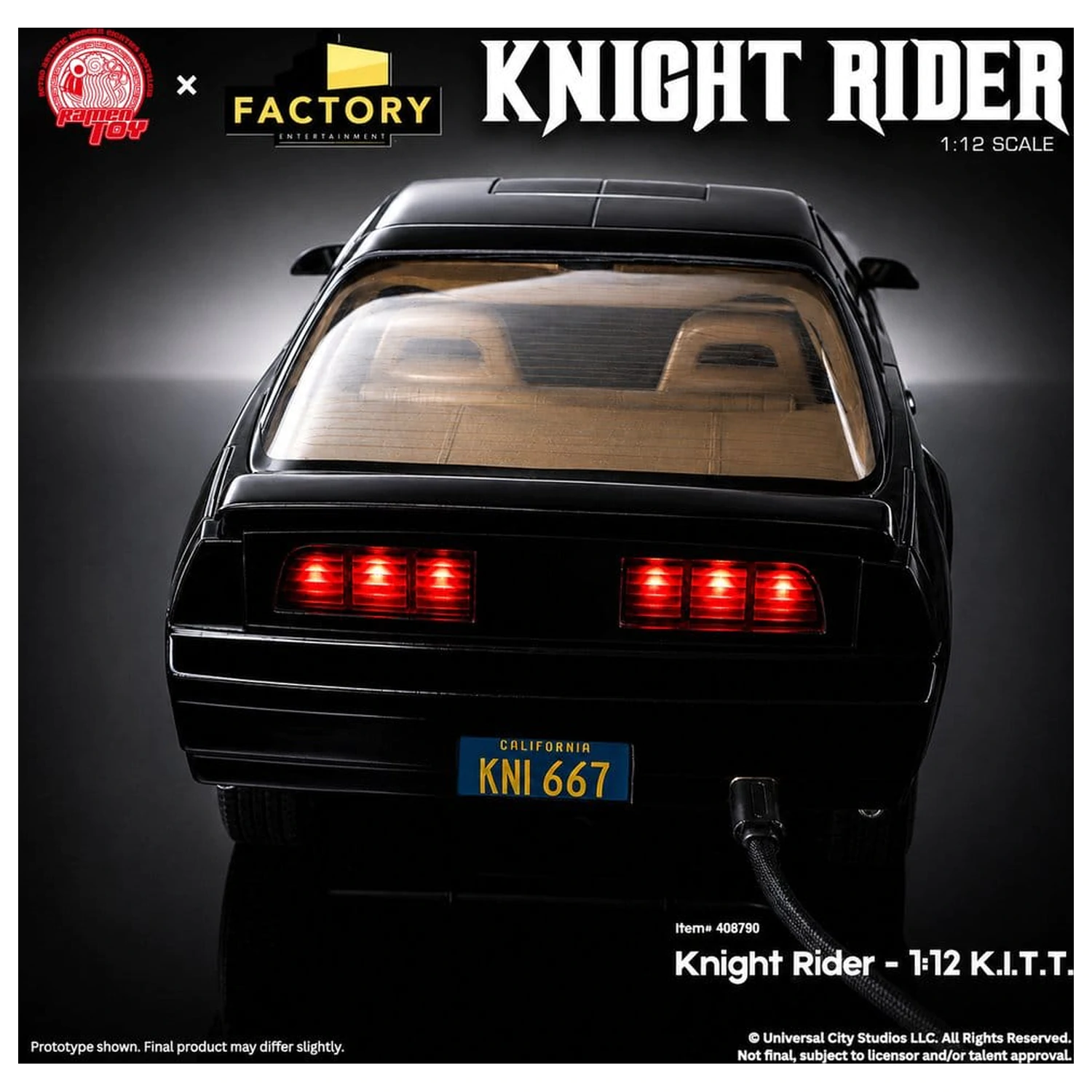 Knight Rider 1/12 K.I.T.T. with Michael Knight figura termékfotó