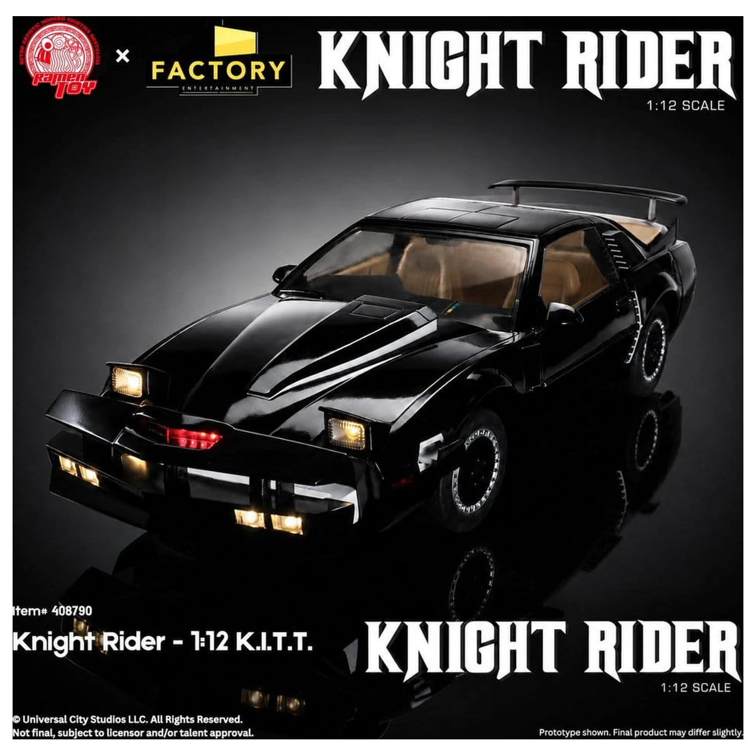 Knight Rider 1/12 K.I.T.T. with Michael Knight figura termékfotó