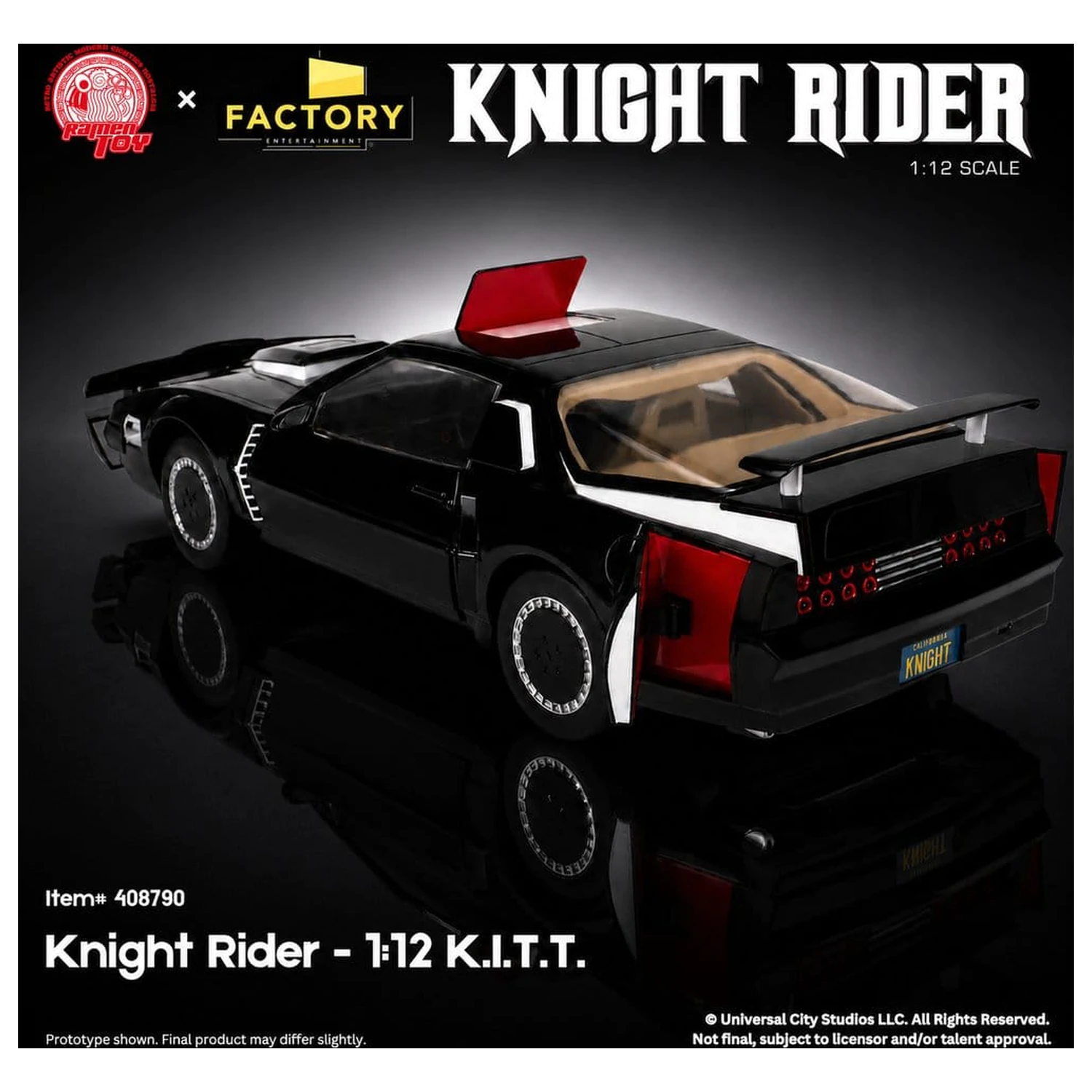 Knight Rider 1/12 K.I.T.T. with Michael Knight figura termékfotó