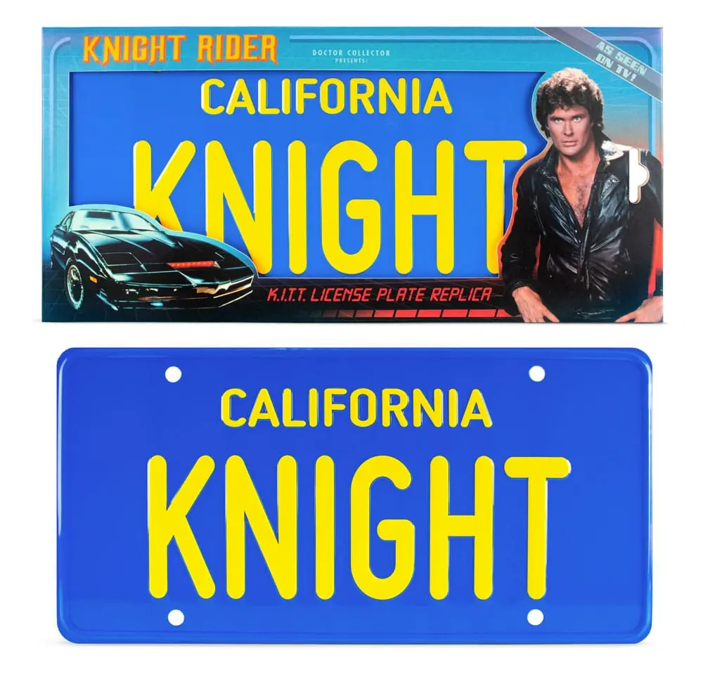 Knight Rider rendszám replika termékfotó