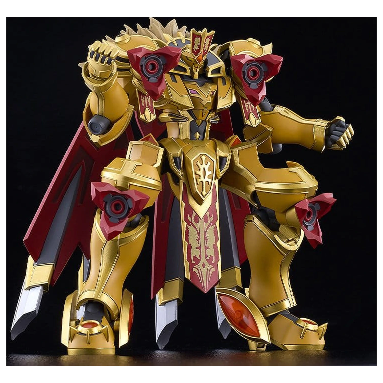 Knight's & Magic Moderoid Műanyag modell készlet Goldleo 135mm termékfotó