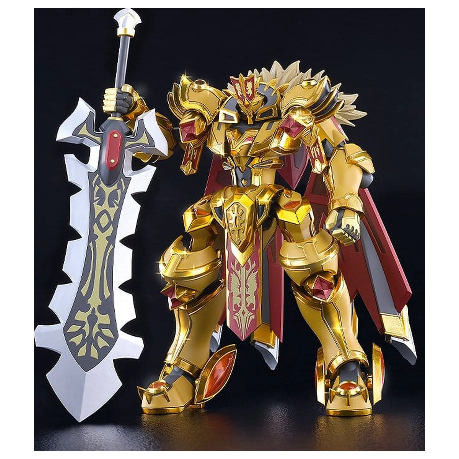 Knight's & Magic Moderoid Műanyag modell készlet Goldleo: Royal Metallic Ver. 14 cm termékfotó