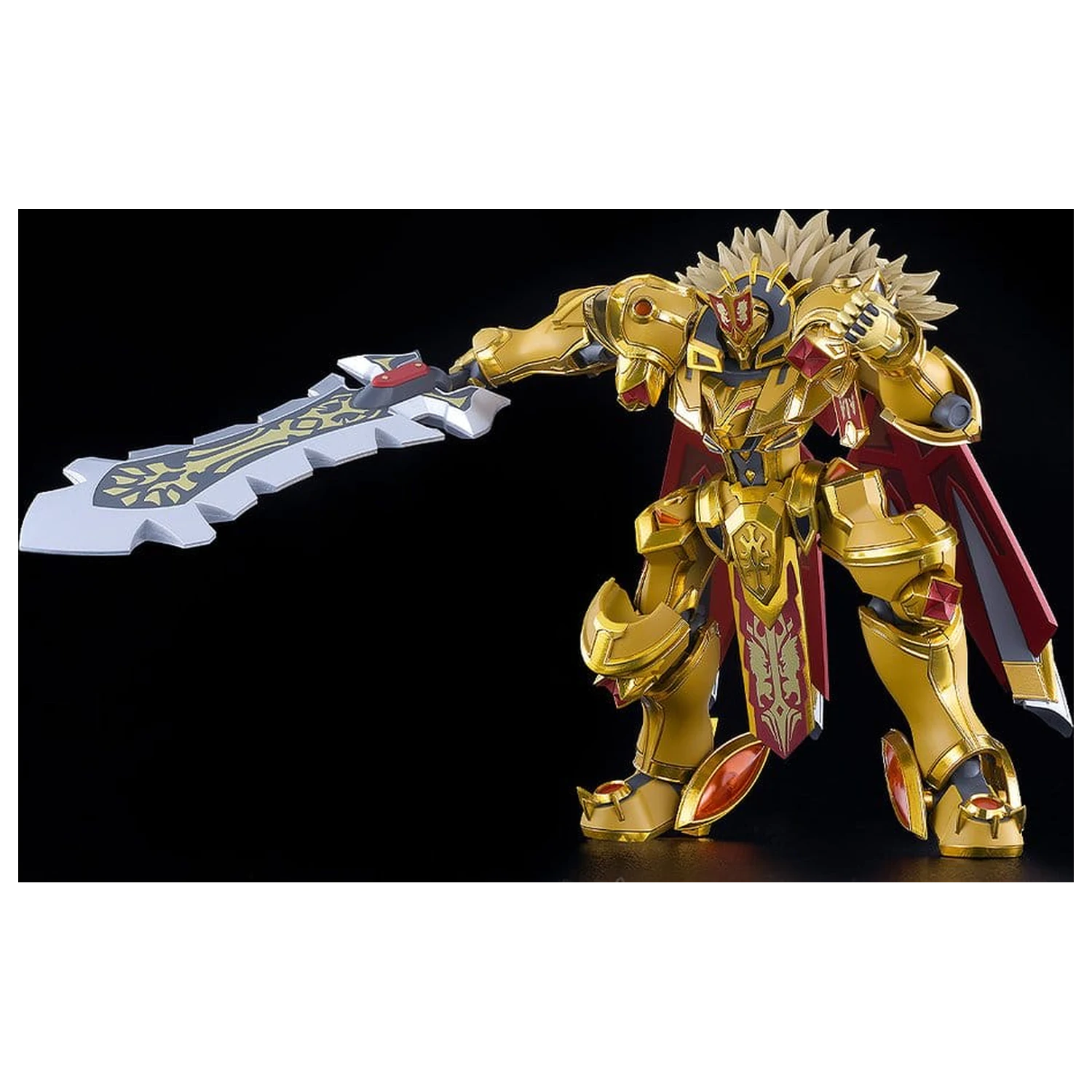 Knight's & Magic Moderoid Műanyag modell készlet Goldleo: Royal Metallic Ver. 14 cm termékfotó