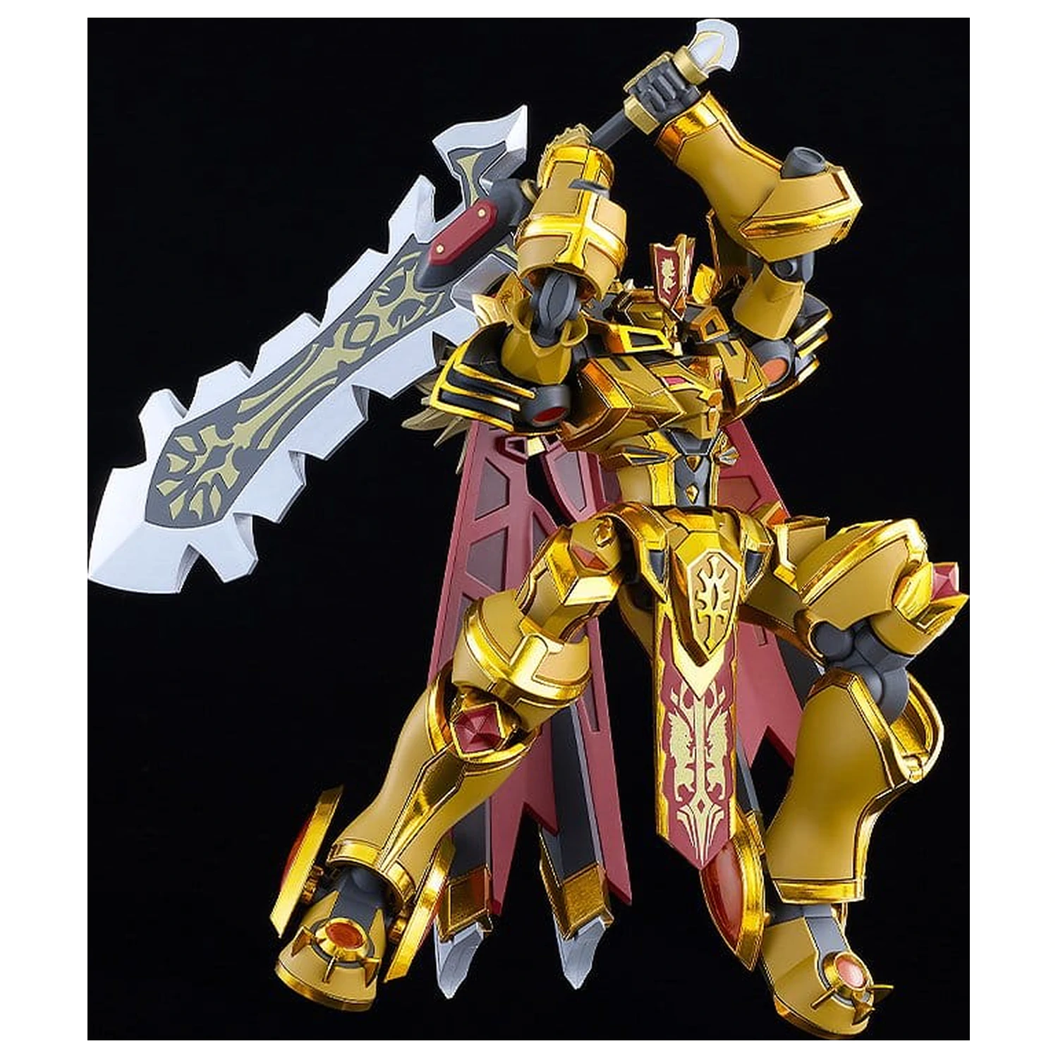 Knight's & Magic Moderoid Műanyag modell készlet Goldleo: Royal Metallic Ver. 14 cm termékfotó