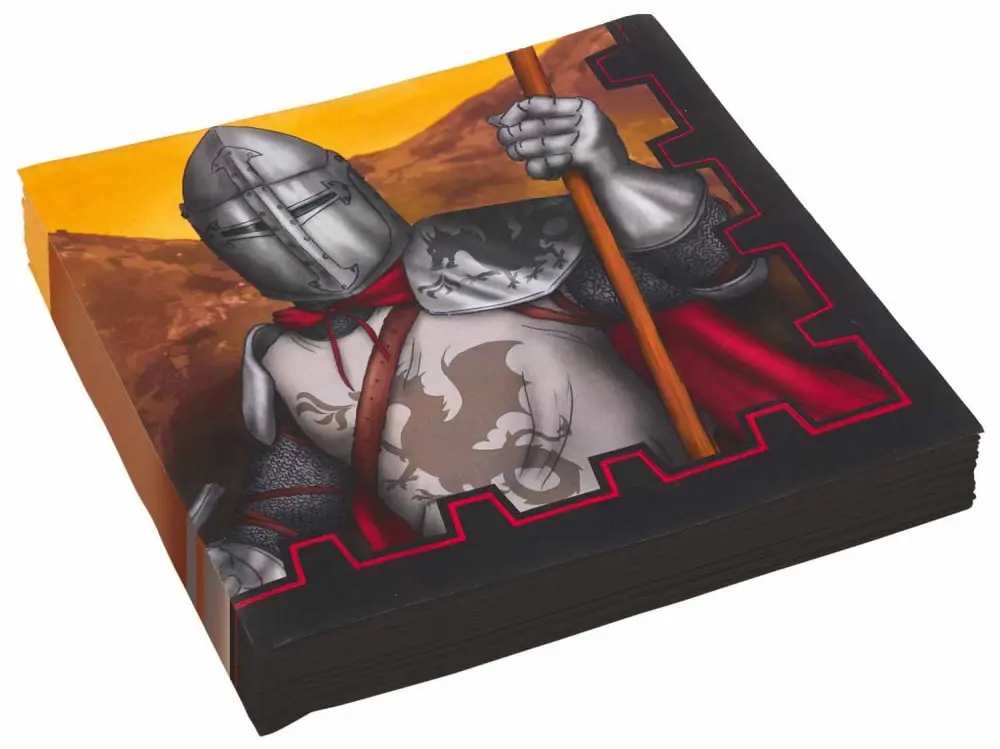 Knights, Lovagok szalvéta 20 db-os, 33*33 cm termékfotó