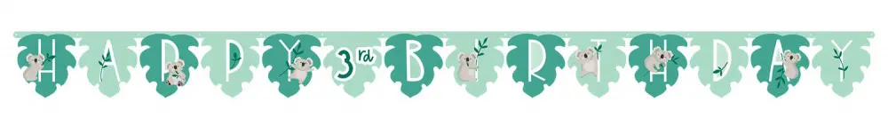 Koala Happy Birthday óriás felirat 320 cm termékfotó