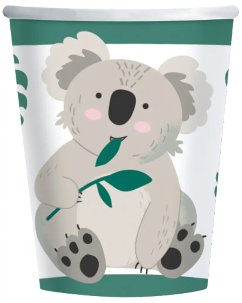 Koala papír pohár 8 db-os 250 ml termékfotó