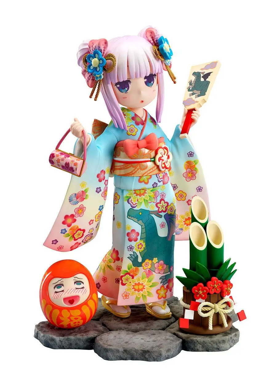 Kobayashi's Dragon Maid 1/7 Kanna Finest Kimono PVC szobor figura 17 cm termékfotó