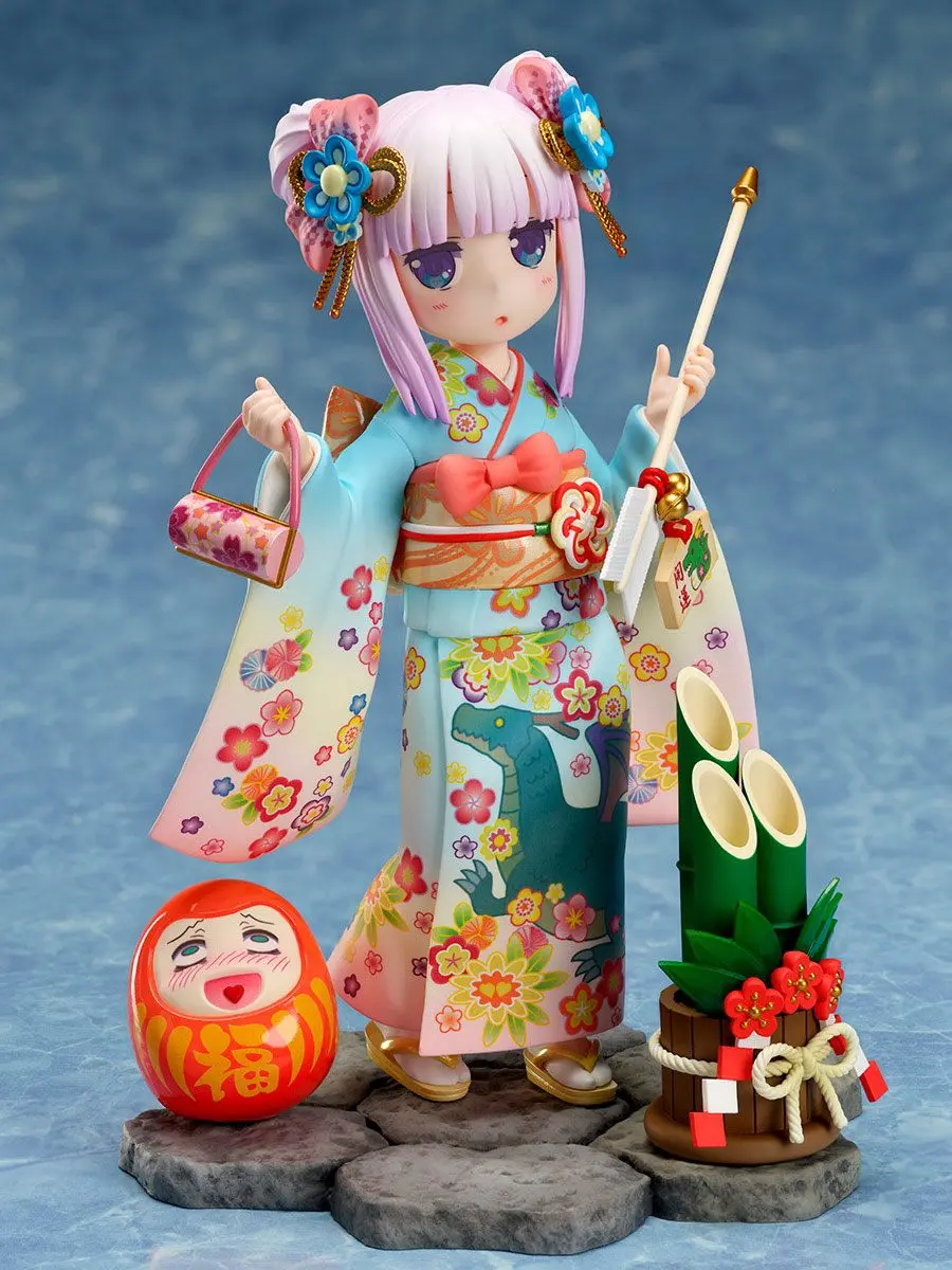 Kobayashi's Dragon Maid 1/7 Kanna Finest Kimono PVC szobor figura 17 cm termékfotó