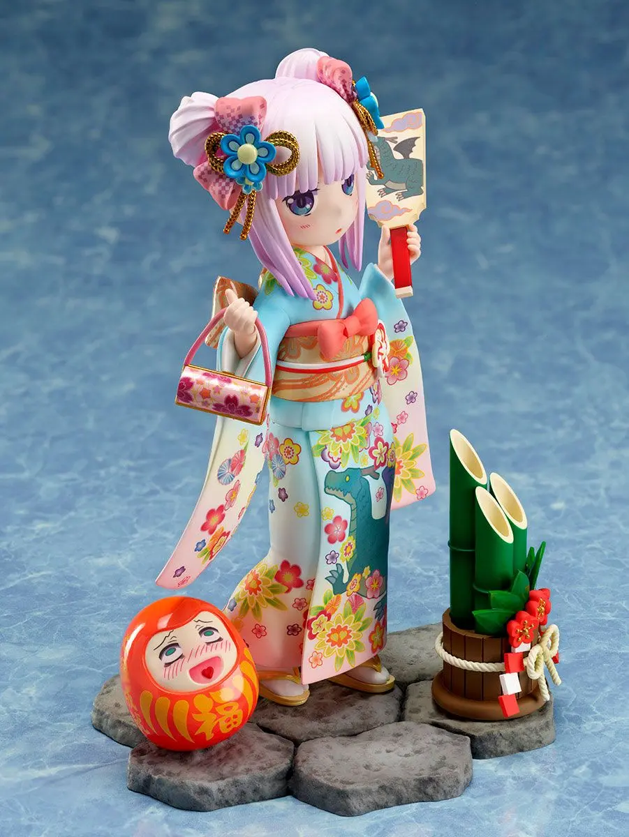 Kobayashi's Dragon Maid 1/7 Kanna Finest Kimono PVC szobor figura 17 cm termékfotó