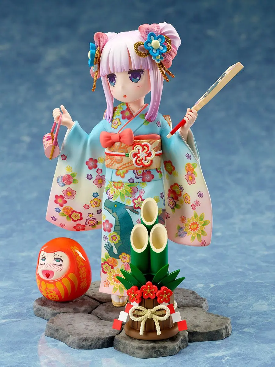 Kobayashi's Dragon Maid 1/7 Kanna Finest Kimono PVC szobor figura 17 cm termékfotó