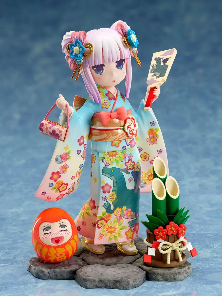 Kobayashi's Dragon Maid 1/7 Kanna Finest Kimono PVC szobor figura 17 cm termékfotó