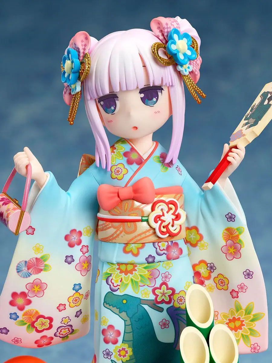 Kobayashi's Dragon Maid 1/7 Kanna Finest Kimono PVC szobor figura 17 cm termékfotó