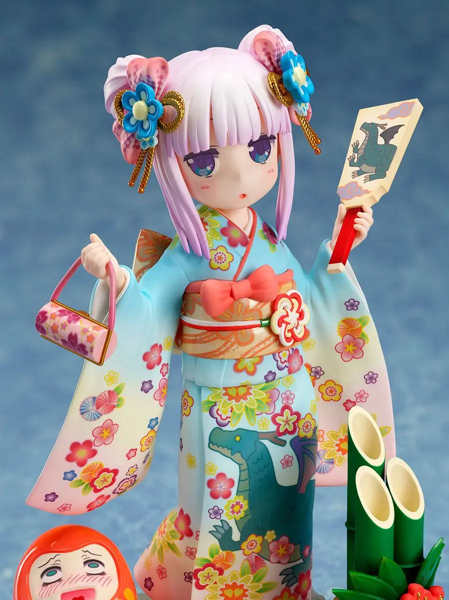 Kobayashi's Dragon Maid 1/7 Kanna Finest Kimono PVC szobor figura 17 cm termékfotó