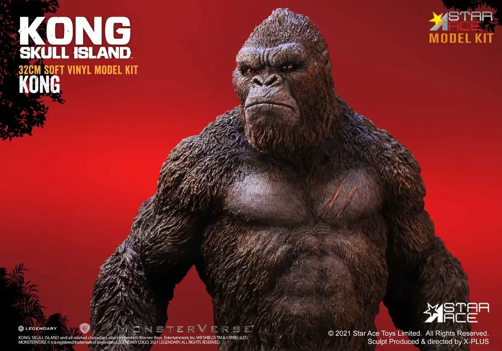 Kong: Skull Island Kong 1.0 Soft Vinyl modell készlet 32 cm termékfotó