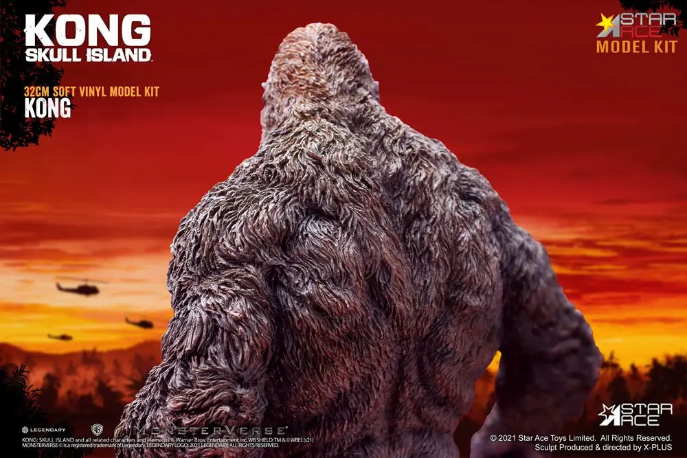 Kong: Skull Island Kong 1.0 Soft Vinyl modell készlet 32 cm termékfotó