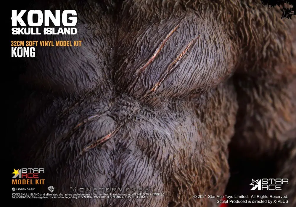 Kong: Skull Island Kong 1.0 Soft Vinyl modell készlet 32 cm termékfotó