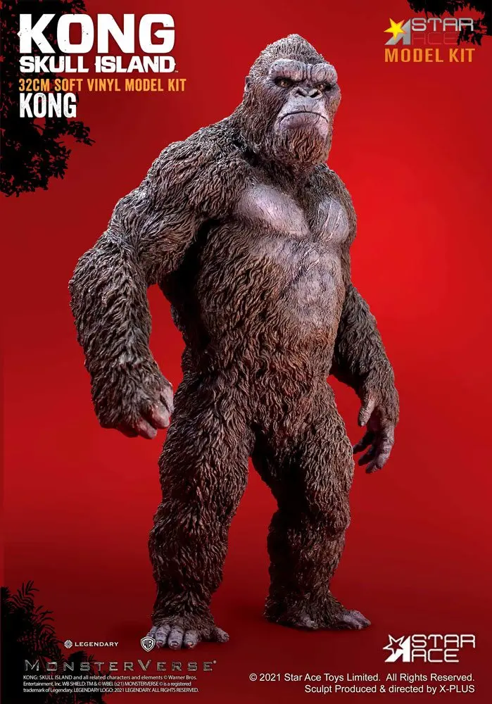 Kong: Skull Island Kong 1.0 Soft Vinyl modell készlet 32 cm termékfotó