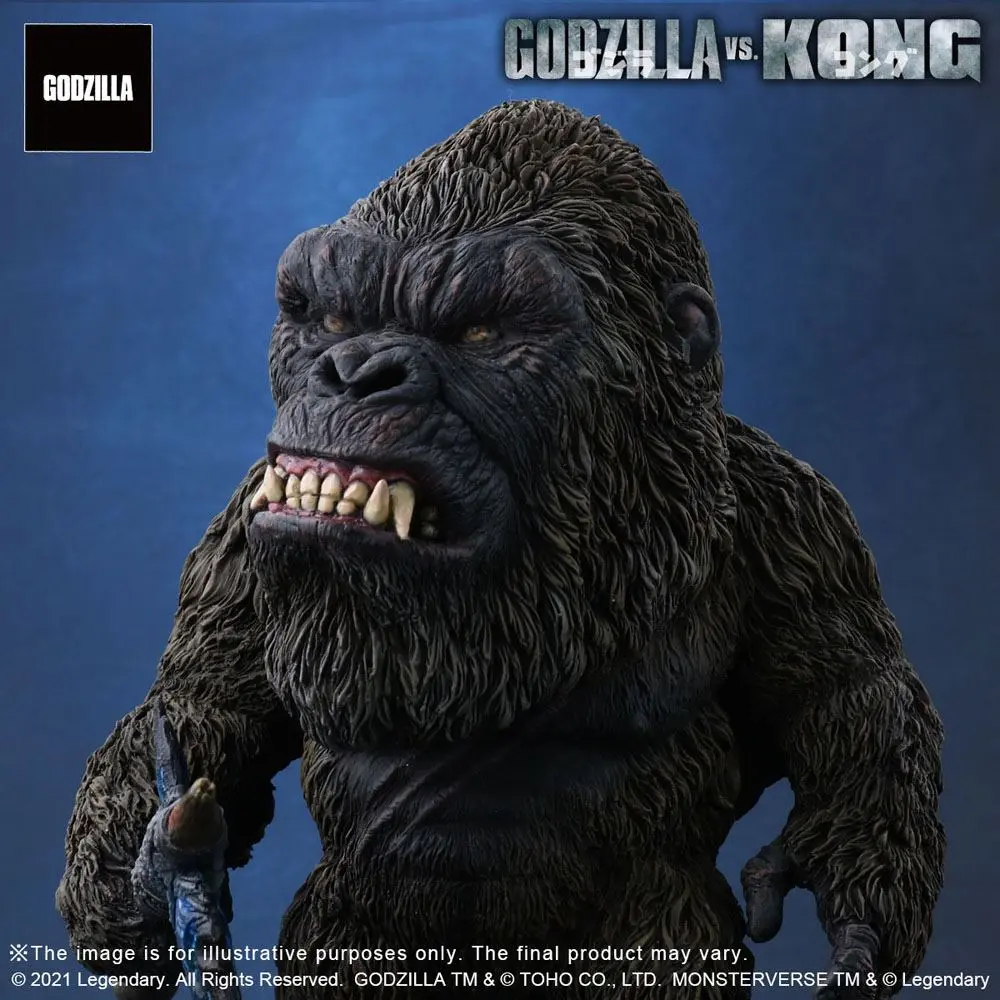 Kong vs Godzilla (2021) Defo-Real Series Kong (2021) PVC szobor figura 15 cm termékfotó