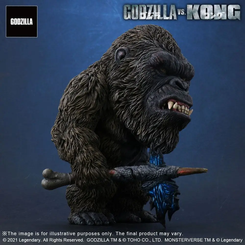 Kong vs Godzilla (2021) Defo-Real Series Kong (2021) PVC szobor figura 15 cm termékfotó