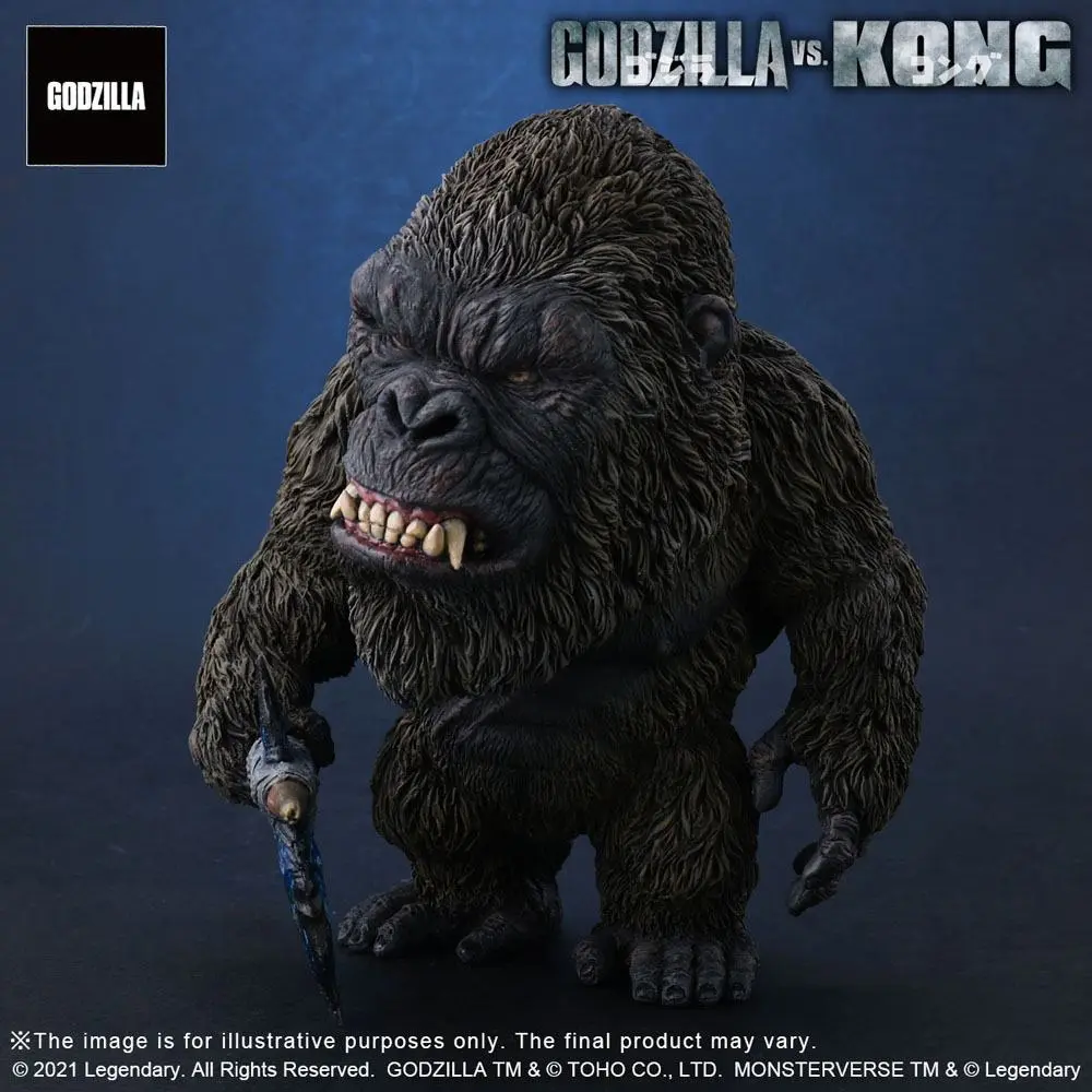 Kong vs Godzilla (2021) Defo-Real Series Kong (2021) PVC szobor figura 15 cm termékfotó