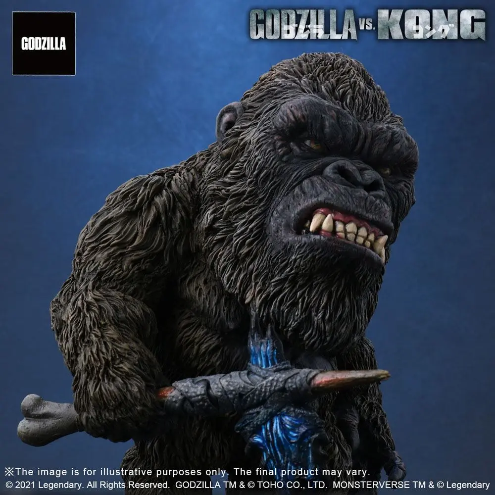Kong vs Godzilla (2021) Defo-Real Series Kong (2021) PVC szobor figura 15 cm termékfotó