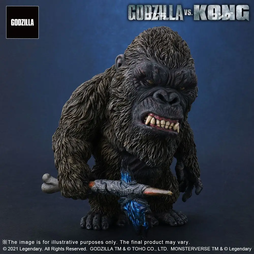 Kong vs Godzilla (2021) Defo-Real Series Kong (2021) PVC szobor figura 15 cm termékfotó