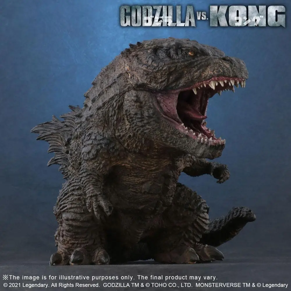 Kong vs Godzilla (2021) Defo-Real Series PVC szobor figura Godzilla (2000) 13 cm termékfotó