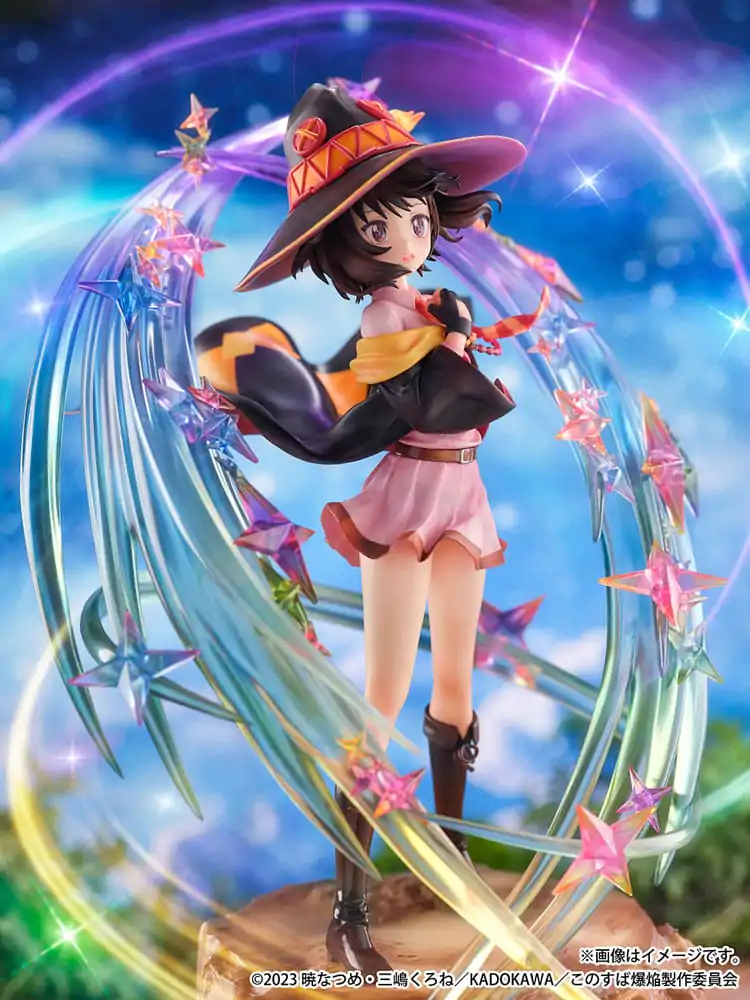 Kono Subarashii Sekai ni Shukufuku wo! 1/7 Megumin Bakuretsu Mahou e no Akogare Ver. szobor figura 29 cm termékfotó