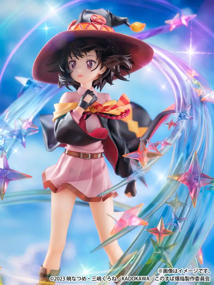 Kono Subarashii Sekai ni Shukufuku wo! 1/7 Megumin Bakuretsu Mahou e no Akogare Ver. szobor figura 29 cm termékfotó