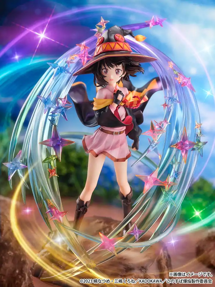 Kono Subarashii Sekai ni Shukufuku wo! 1/7 Megumin Bakuretsu Mahou e no Akogare Ver. szobor figura 29 cm termékfotó