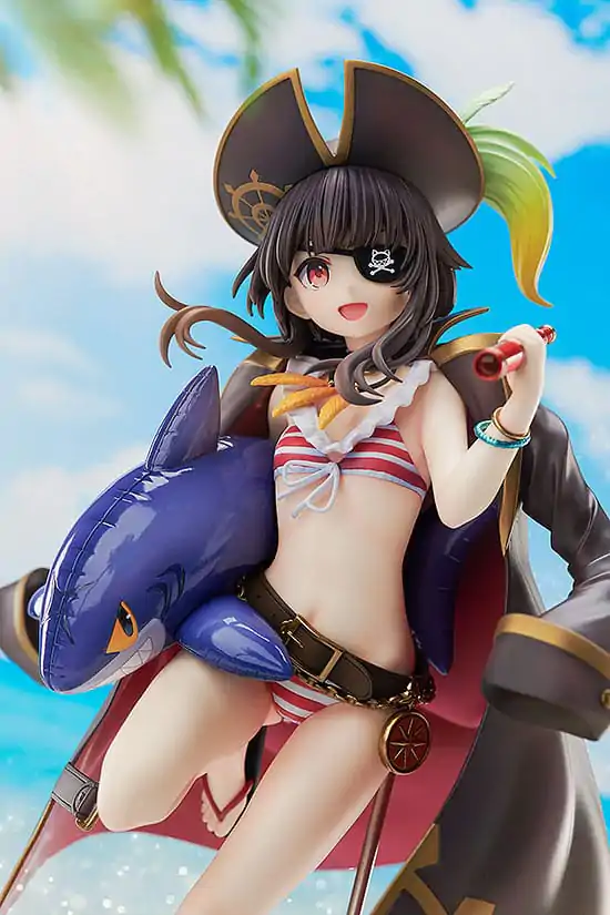 Kono Subarashii Sekai ni Shukufuku wo! 1/7 Megumin Light Novel Cosplay On The Beach Ver. szobor figura 24 cm termékfotó