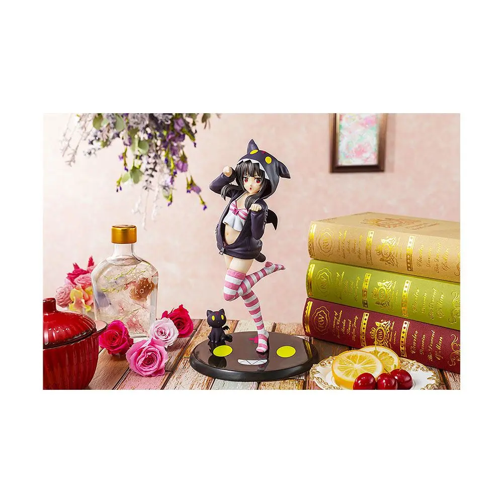 Kono Subarashii Sekai ni Syukufuku wo! 1/7 Megumin Hoodie Look Chomusuke ver. szobor figura 25 cm termékfotó