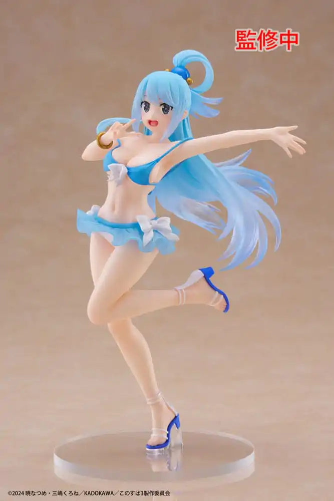 KonoSuba: God's Blessing on This Wonderful World! 3 Coreful Aqua Swimwear Ver. PVC szobor figura 18 cm termékfotó