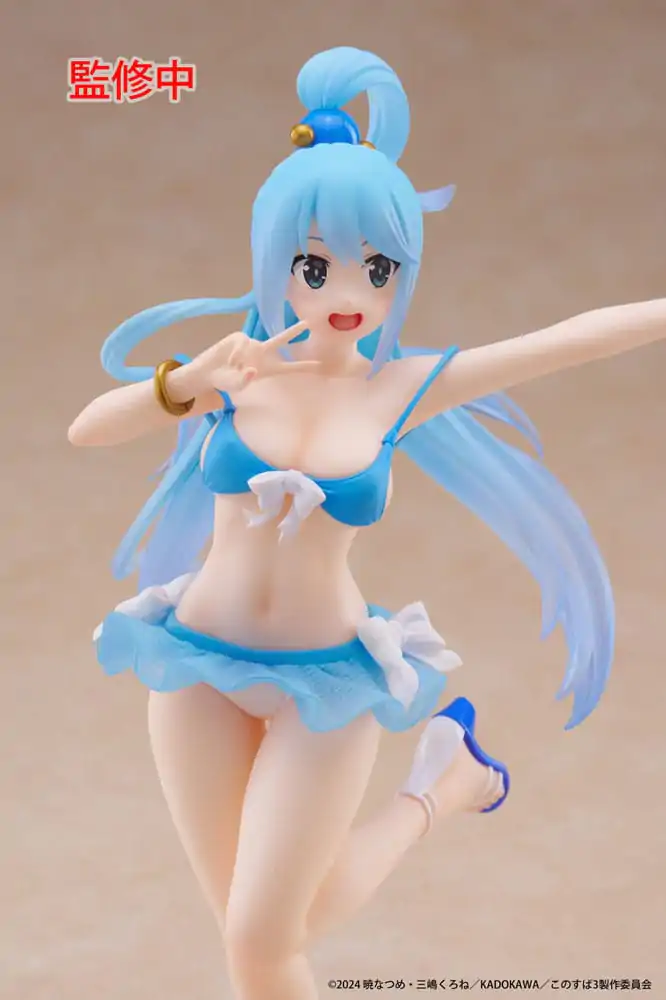 KonoSuba: God's Blessing on This Wonderful World! 3 Coreful Aqua Swimwear Ver. PVC szobor figura 18 cm termékfotó