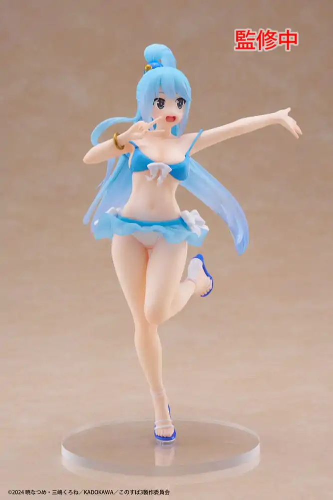 KonoSuba: God's Blessing on This Wonderful World! 3 Coreful Aqua Swimwear Ver. PVC szobor figura 18 cm termékfotó