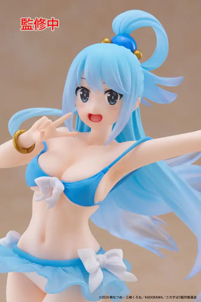 KonoSuba: God's Blessing on This Wonderful World! 3 Coreful Aqua Swimwear Ver. PVC szobor figura 18 cm termékfotó