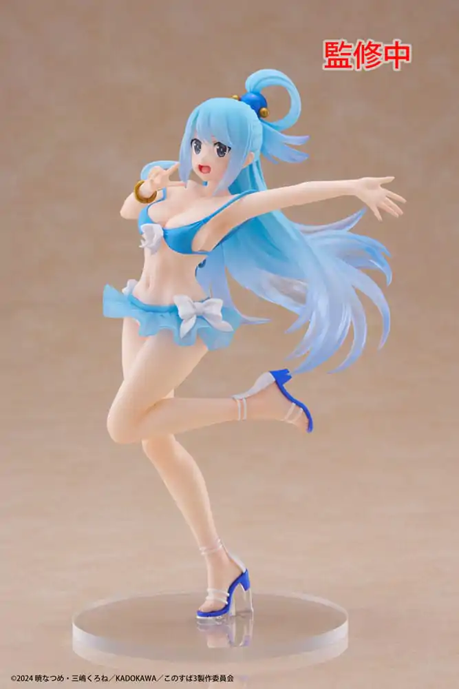 KonoSuba: God's Blessing on This Wonderful World! 3 Coreful Aqua Swimwear Ver. PVC szobor figura 18 cm termékfotó