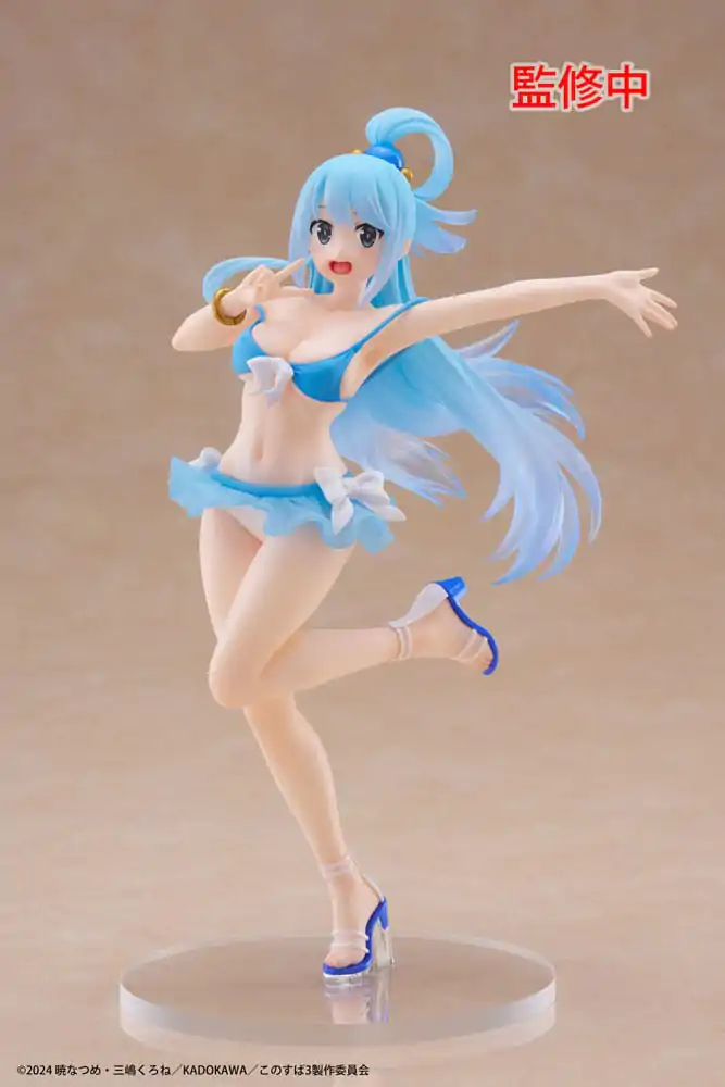 KonoSuba: God's Blessing on This Wonderful World! 3 Coreful Aqua Swimwear Ver. PVC szobor figura 18 cm termékfotó