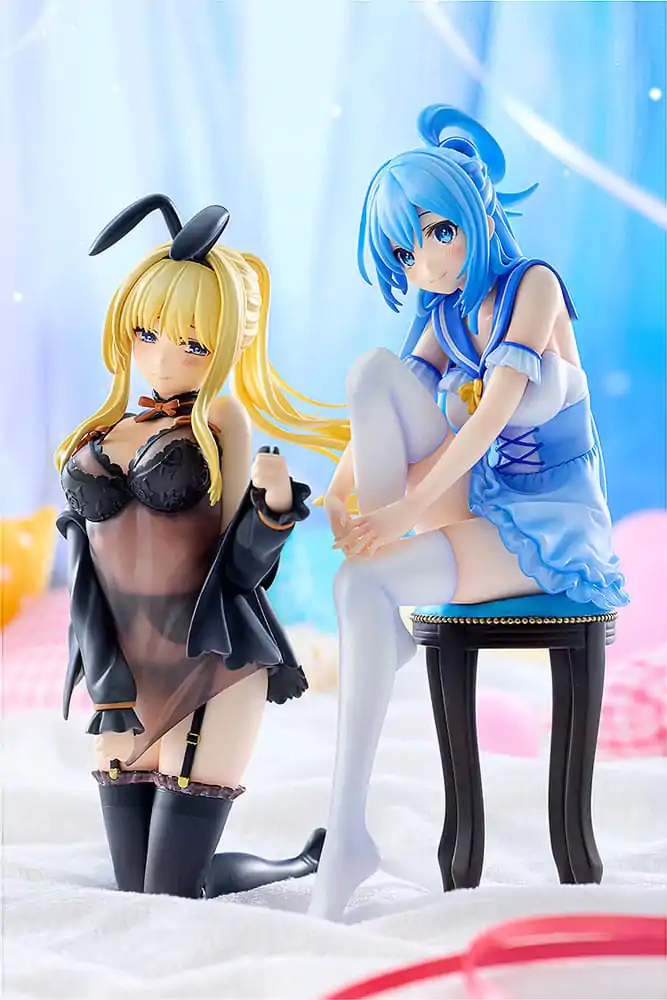 Konosuba God's blessing on this wonderful world! Aqua: Light Novel 10th Anniversary Ver. PVC szobor figura 15 cm termékfotó