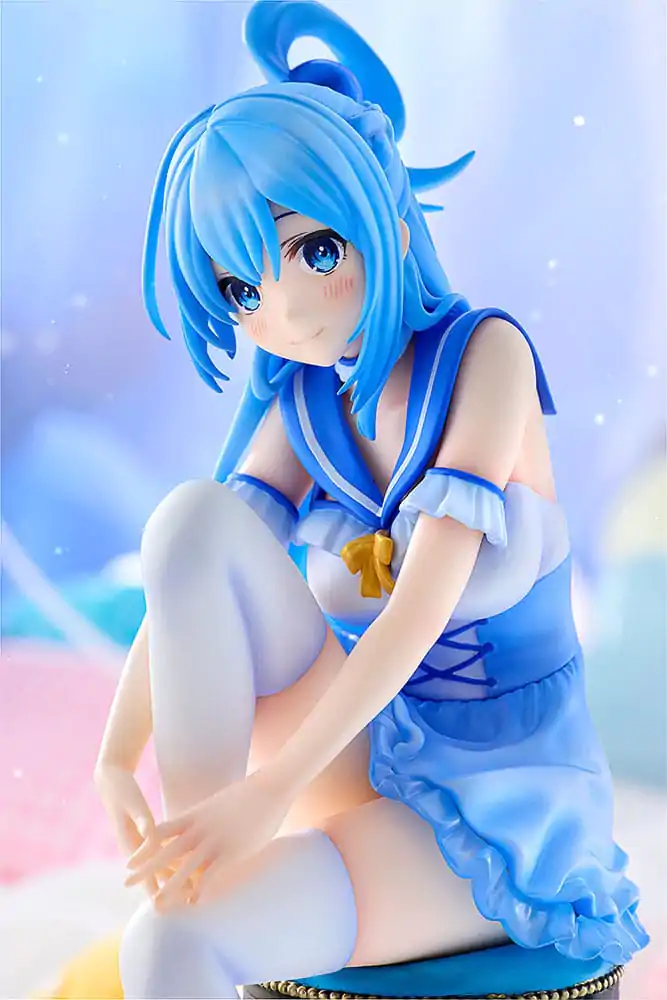 Konosuba God's blessing on this wonderful world! Aqua: Light Novel 10th Anniversary Ver. PVC szobor figura 15 cm termékfotó