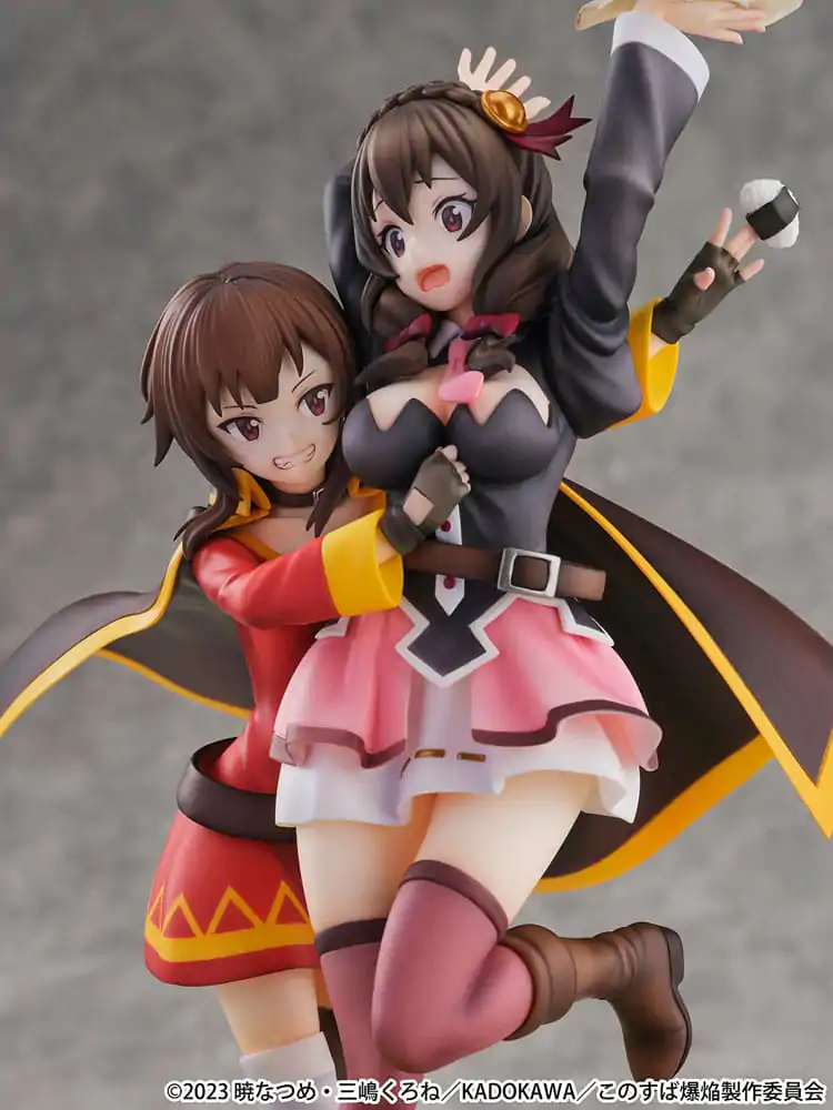 Konosuba: God's Blessing on This Wonderful World! SHIBUYA SCRAMBLE FIGURE 1/6 Megumin & Yunyun Futari wa Otomodachi Ver. PVC szobor figura 26 cm termékfotó