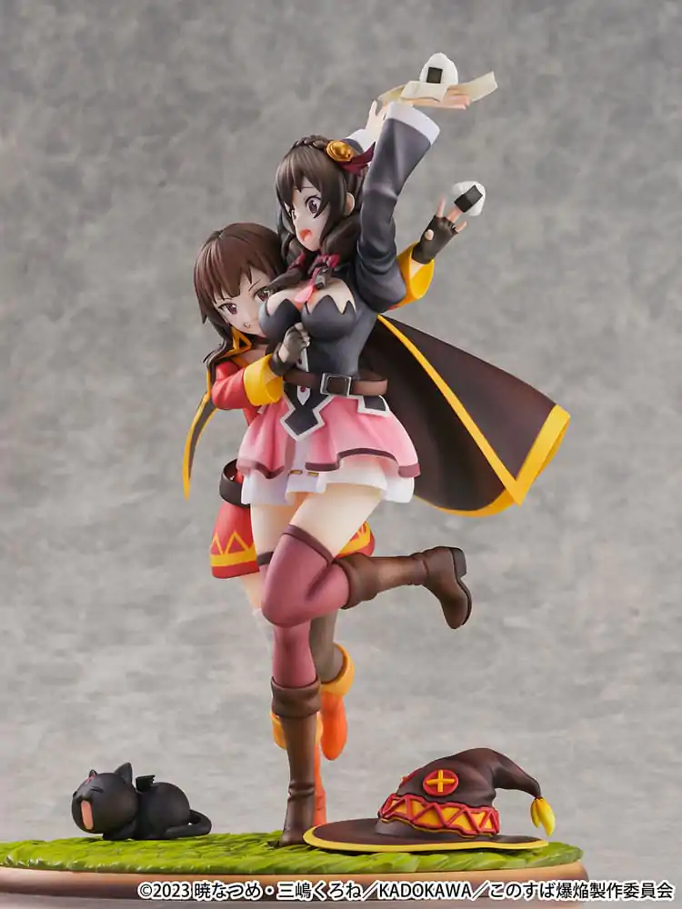 Konosuba: God's Blessing on This Wonderful World! SHIBUYA SCRAMBLE FIGURE 1/6 Megumin & Yunyun Futari wa Otomodachi Ver. PVC szobor figura 26 cm termékfotó