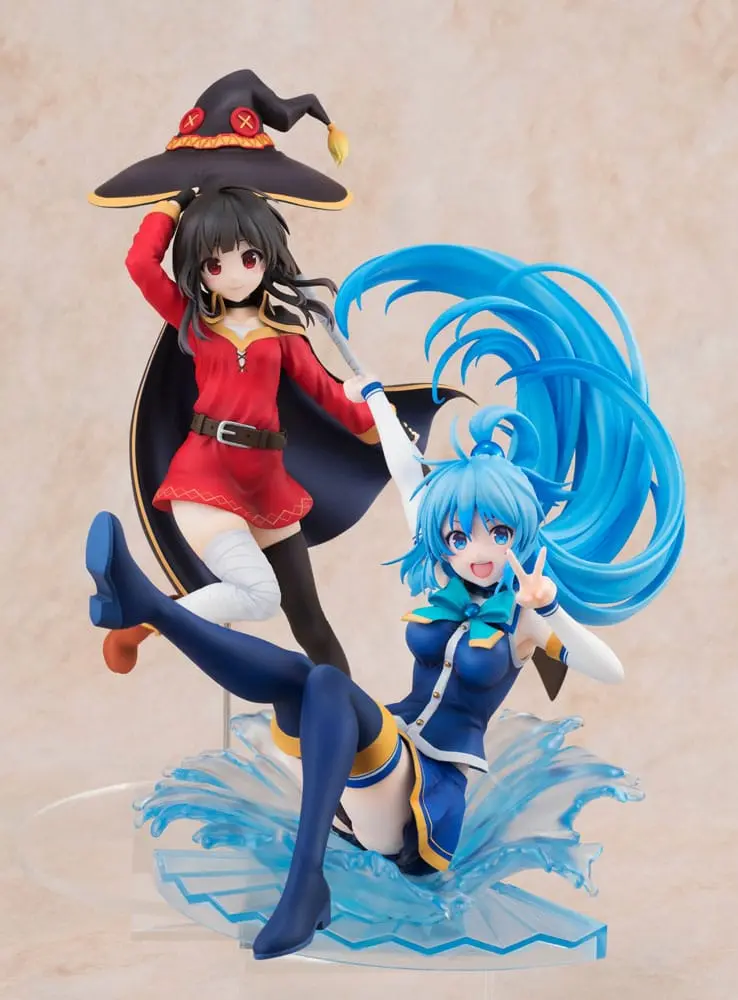 Konosuba God's blessing on this wonderful world! 1/7 Aqua: Sneaker Bunko 30. Anniversary Ver. (re-run) PVC szobor figura 19 cm termékfotó