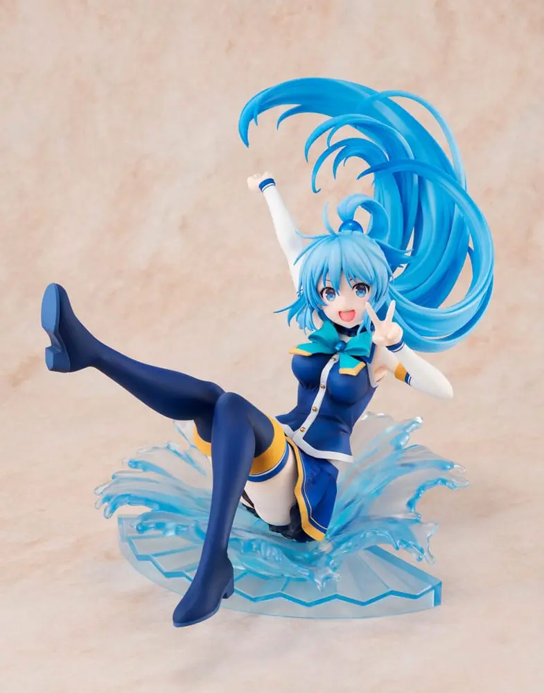 Konosuba God's blessing on this wonderful world! 1/7 Aqua: Sneaker Bunko 30. Anniversary Ver. (re-run) PVC szobor figura 19 cm termékfotó