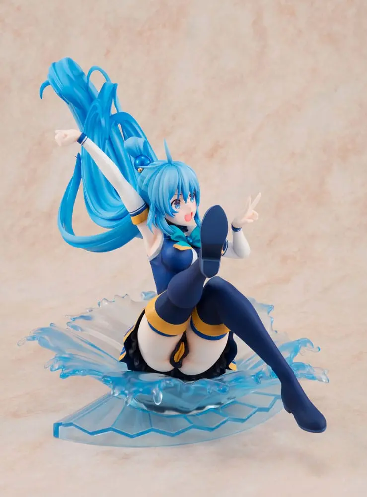 Konosuba God's blessing on this wonderful world! 1/7 Aqua: Sneaker Bunko 30. Anniversary Ver. (re-run) PVC szobor figura 19 cm termékfotó