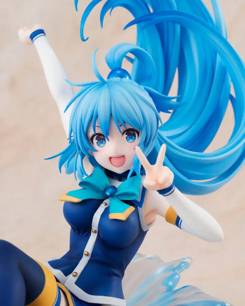 Konosuba God's blessing on this wonderful world! 1/7 Aqua: Sneaker Bunko 30. Anniversary Ver. (re-run) PVC szobor figura 19 cm termékfotó