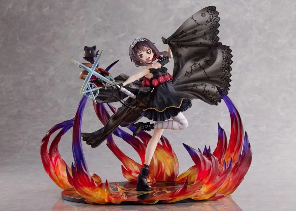 Konosuba God's blessing on this wonderful world! 1/7 Megumin the Black Rose Dress Ver. PVC szobor figura 28 cm termékfotó