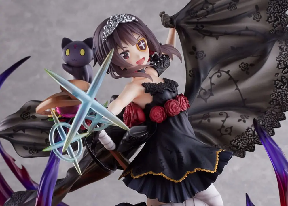 Konosuba God's blessing on this wonderful world! 1/7 Megumin the Black Rose Dress Ver. PVC szobor figura 28 cm termékfotó