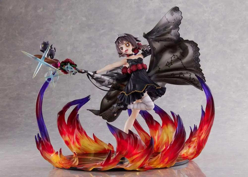 Konosuba God's blessing on this wonderful world! 1/7 Megumin the Black Rose Dress Ver. PVC szobor figura 28 cm termékfotó